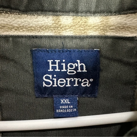 High Sierra Shirt Jacket Fleece Lined Size XXL - Picture 3 of 9